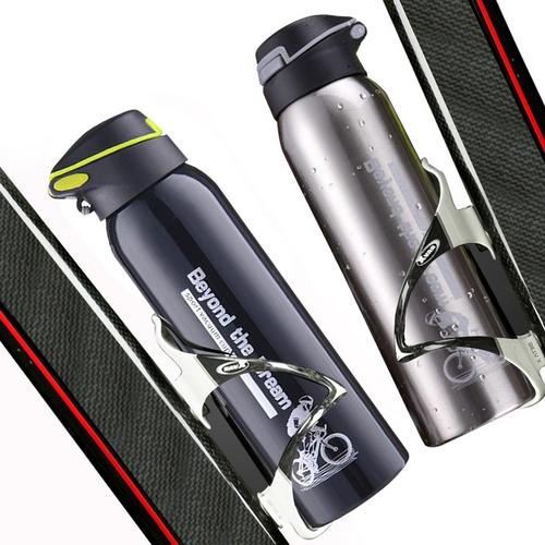 500ml bouteilles d'eau pour vélo, vtt, vélo, équitation, tasse isotherme en acier inoxydable, tasse thermos, tasse de maintien au chaud, bouilloire de sport