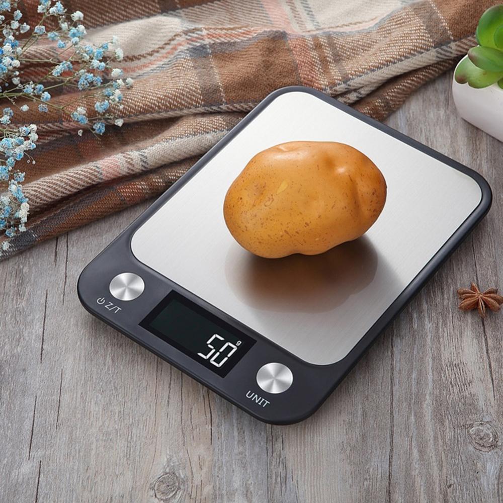 Digital Scale Ultra Thin Digital Electronic Weight Scale LCD Display Kitchen Digital Scale Measure Tool