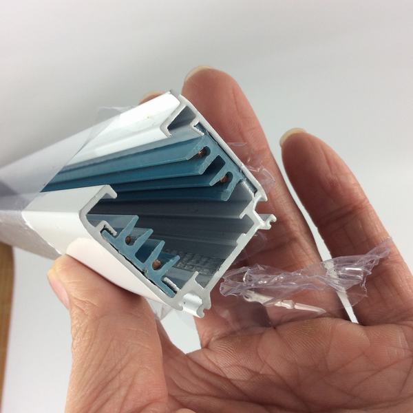 Europese 50 cm 100 cm LED Track Light Rail Bar 4 Draden 3 Fase Zwart/Wit Aluminium Spoor lamp accessoires Connector Een door Een