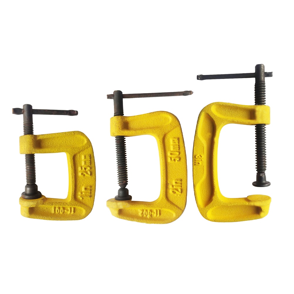 Quick Ratchet Release G Clamp 1-3inch Heavy Duty G-clamp Metal Carpenter Vise Grip for Woodworking Tool Kit DIY Hand Tool