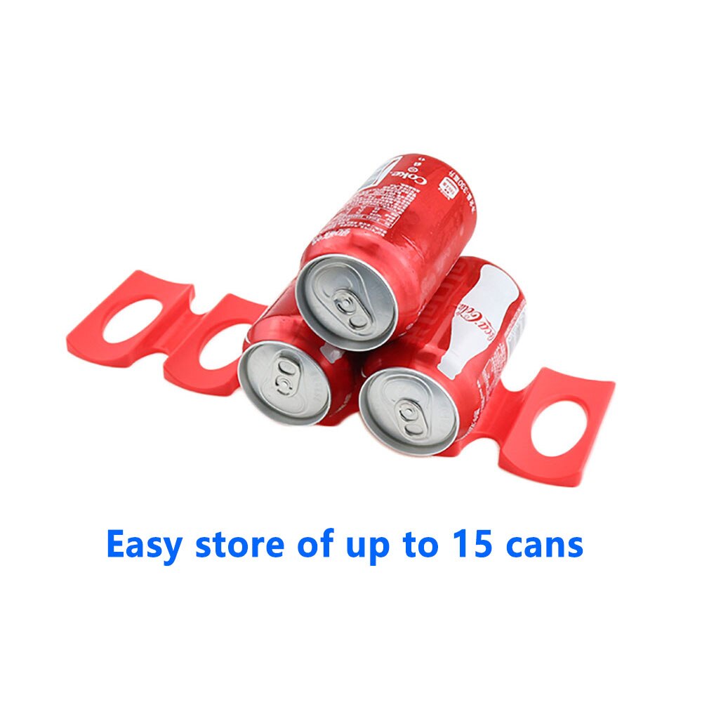 Silicone world Cans Beer Tank Fridge Silicone Pads Tile Cushion Foldable Wine Bottle Rack Space Saver Stacking Organizer Tools