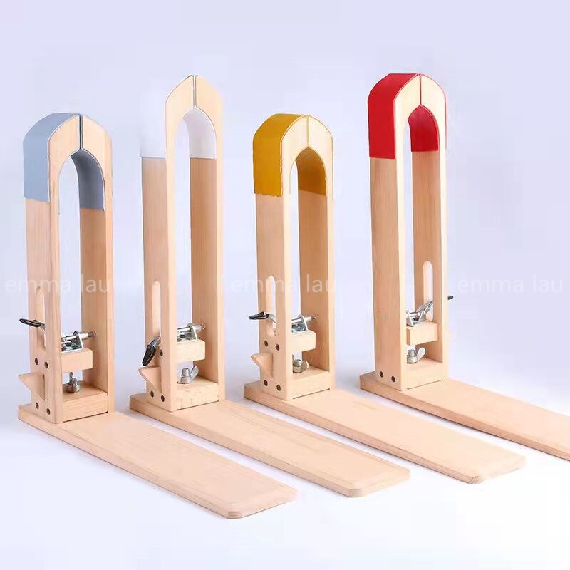Pince de retenue en bois pour cuir, pince de couture artisanale pour bricolage, pince de laçage, outil à main, maroquinerie