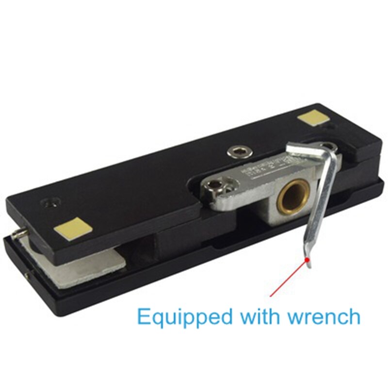 Frameless Rectangle Glass Shelf Bracket Holder Heavy Duty Clamp Shelf Clip Glass door clip Matte Black Upper Lower Curved Clamp