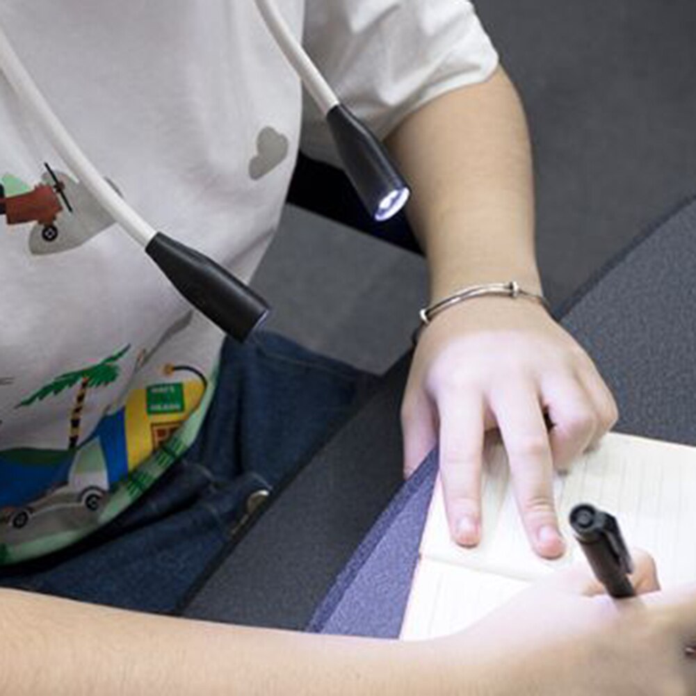 Draagbare flexibele touch led oplaadbare hangende nek leeslamp boek lamp hangende nek leeslamp boek lamp lamp licht le