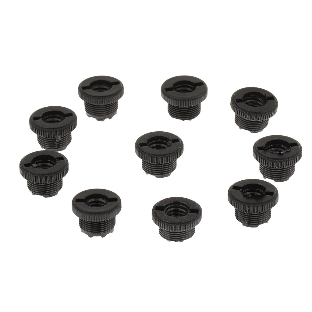 10 Pieces Microphone Clip Screw Thread Adaptor 3/8" to 5/8" Screws