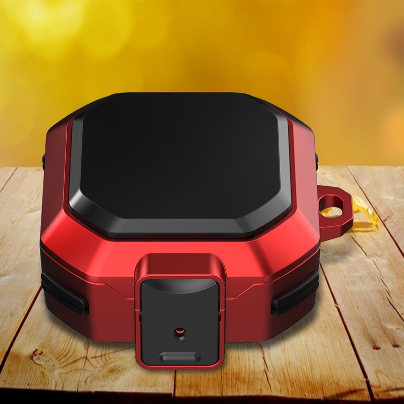 Pokrowiec na zbroję do Samsung Galaxy Buds Live/Pro/2 Case bezpieczny zamek projekt matowy pokrowiec na całe ciało Protector do Samsung Buds 2 etui: Red / for Buds Live