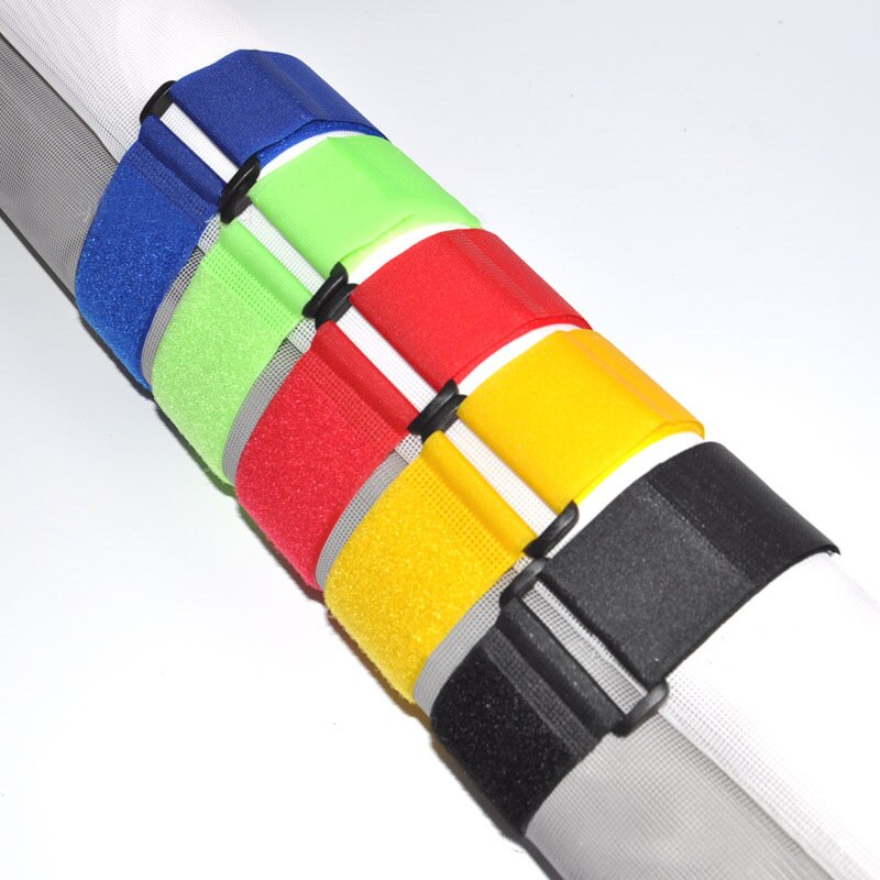 10 stk / mye 2cm * 40cm nylon revers spenne borrelås magisk krok løkke feste kabelbånd borrelås rem klebrig linje etterbehandling