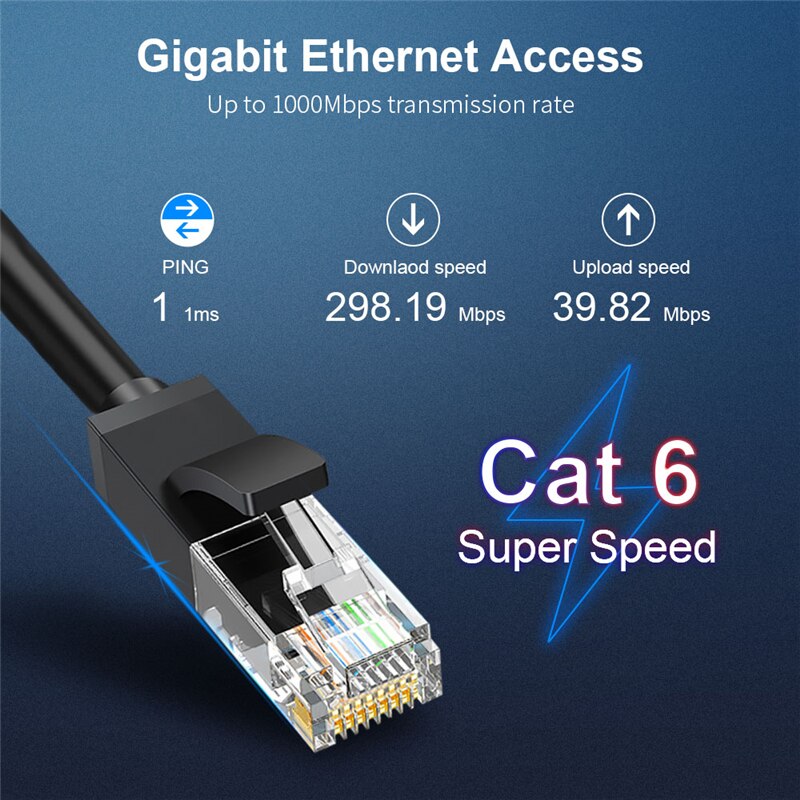 Anmck cavo Ethernet RJ45 Cat6 cavo Lan UTP CAT 6 RJ 45 cavo di rete cavo Patch per computer Desktop Router Modem portatile