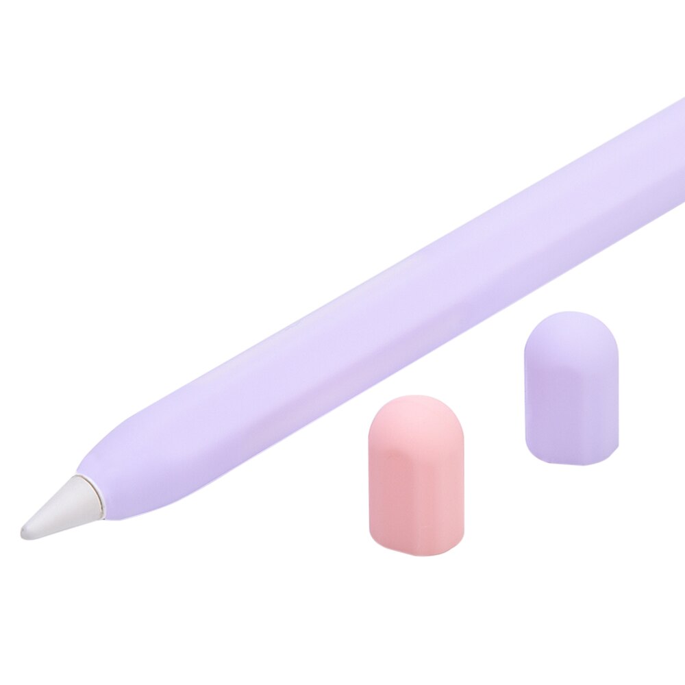 Silicone Sleeve Cap Tip Cover For Apple Pencil 2 Holder Tablet Touch Pen Stylus Pouch Sleeve For Apple Pencil 2 Cover Case: 01