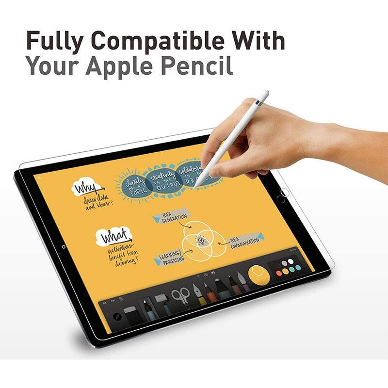 3 packs Tempered Glass Film for iPad pro 11 air 4 10.9 10.2 7th 8th Tablet Protective Film for iPad 9.7 air 1 2 mini 5 4 3