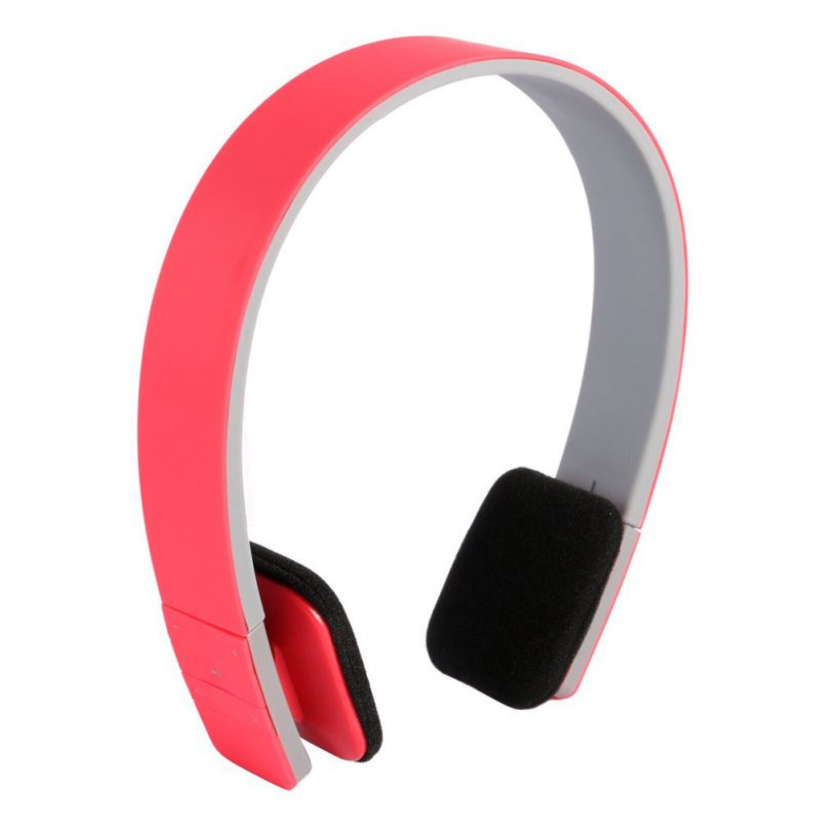 BLUELANS Wireless Headphones - Bluetooth 4.0 - Retractable - Lightweight - With Microphone: Red