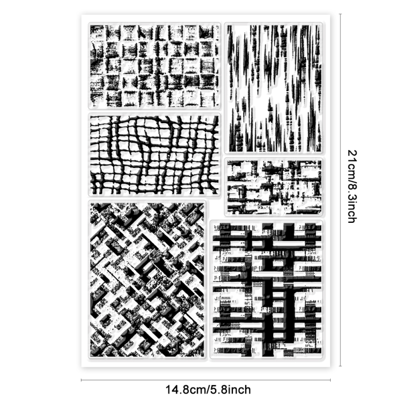 1pc insekter klare stempler til gør-det-selv scrapbooking sommerfugle guldsmede samling silikone stempelforseglinger gennemsigtige stempler til kort: Rød