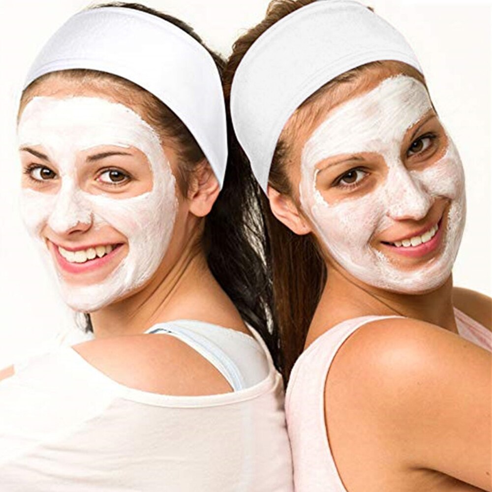 1 uds, maquillaje ajustable para mujeres, cinta suave para el pelo, banda suave para la cabeza, cinta para el cabello para SPA, diadema Facial, accesorios coloridos para el cabello