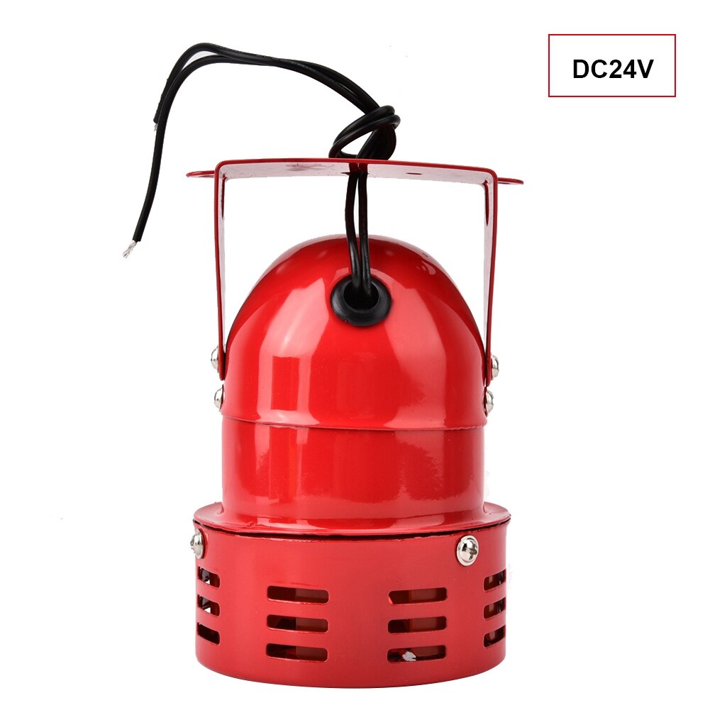 sirena alarma 40W 120 DB Electric Motor Driven Alarm Factory Vehicle Mini Fire Prevention Horn siren: DC 24V R2
