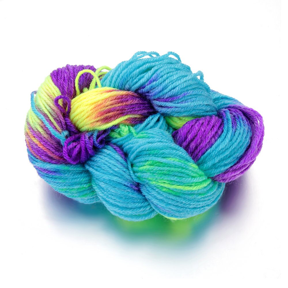 Soft Multi-colored Fibre Knitted Carded Threads Kn... – Vicedeal