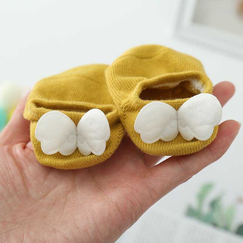 Calzini estivi per bambini calzini corti per bambina in morbido cotone per bambini con suola in gomma calzini antiscivolo per bambini