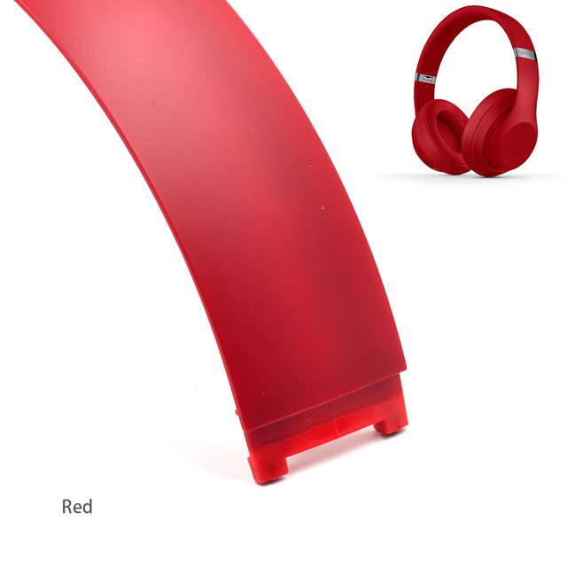 Voor Studio 3.0 Reparatie Onderdelen Vervanging Hoofdtelefoon Hoofdband Headset Plastic Shell voor Beat Studio 3.0 voor Studio3 Hoofdtelefoon: Rood