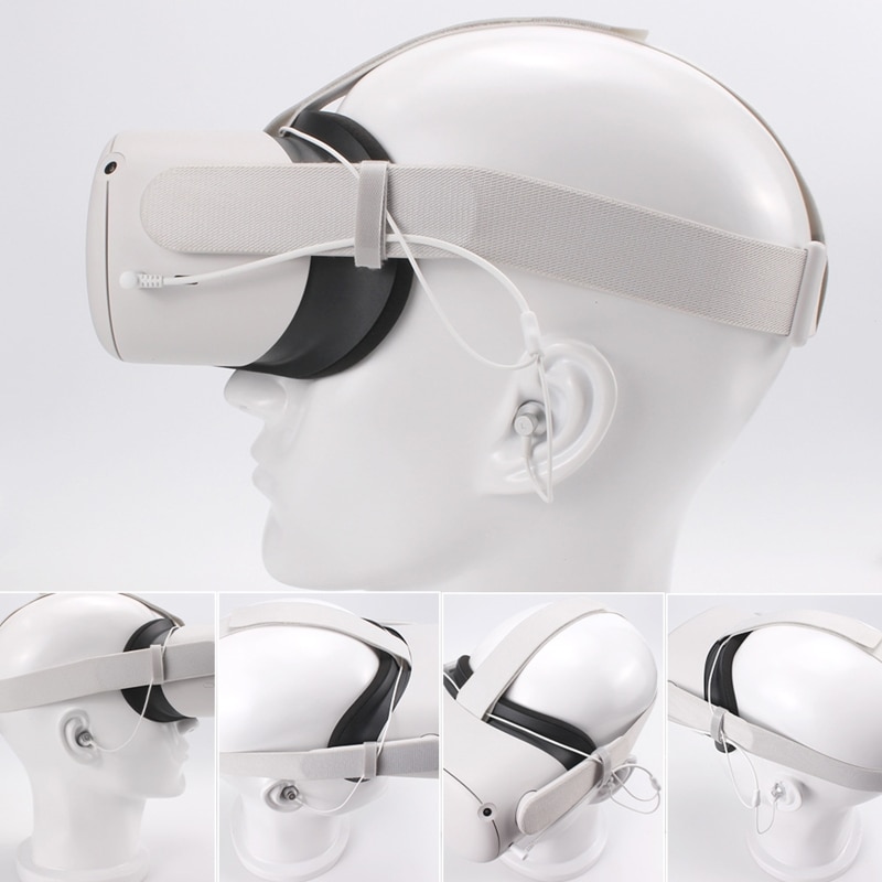 VR Game In-ear Earbuds Wired Earphones for -Oculus Quest 2 VR Headset Accessory