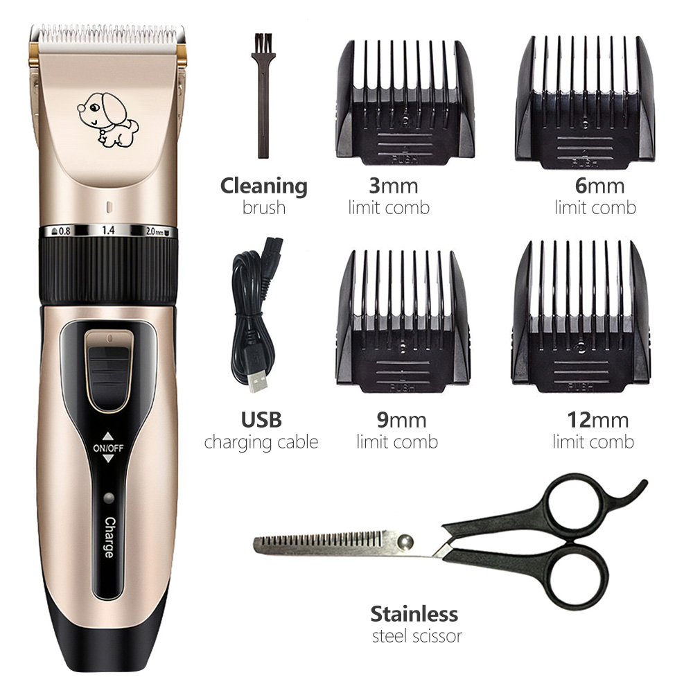 Hond Haar Clipper Hond Scheren Machine Usb Oplaadbare Dog Grooming Tondeuse Voor Dieren Elektrische Pet Grooming Trimmer