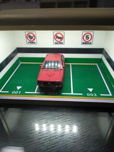 1/64 modell Auto Holz Display Box Unterirdischen Garage Modell Auto Szene Holz Parkplatz Lagerung: No car