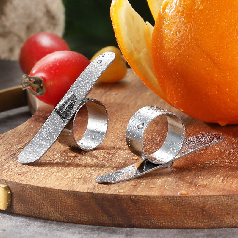 Orange Peeler Stainless Steel Round Citrus Peelers Affordable Orange Skin Remover Opener Fruit Slicer Tools Kitchen Accessories
