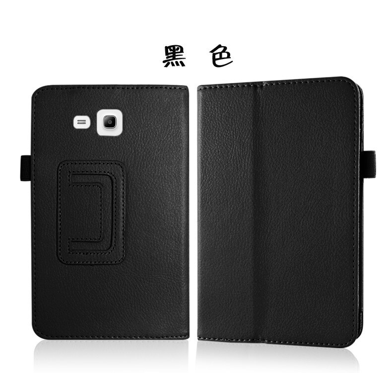 Funda de piel sintética para Samsung Galaxy Tab E Lite, protector de piel sintética con soporte de SM-T113 para Samsung Galaxy Tab 3 lite 7,0 SM-T116 SM-T110 7,0