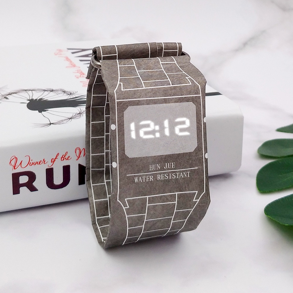 Digital Watch Men's Watch Waterproof Paper Watch Men's Electronic Watches Men Clock relogio digital