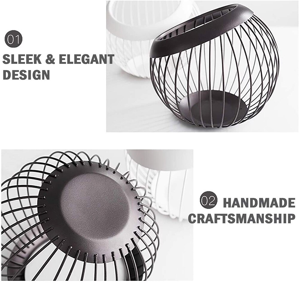 Universel opbevaringskurv til kaffekapsler kaffekapselholder kontorkøkken skrivebordskapsler opbevaringsstativ med stabil base