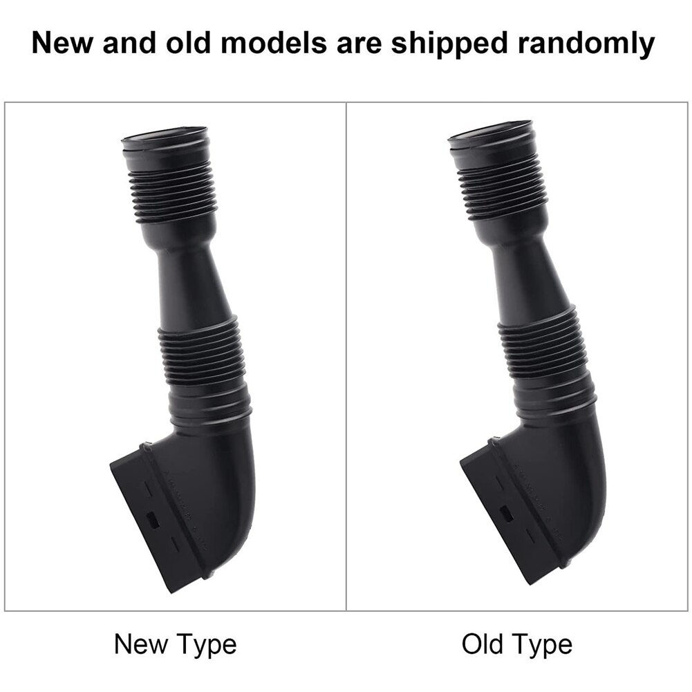 Black Air Intake Pressure Pipe Hose Air Intake Pipe Intake Manifold Tube for Mercedes Benz W168 A-Class 1660940487