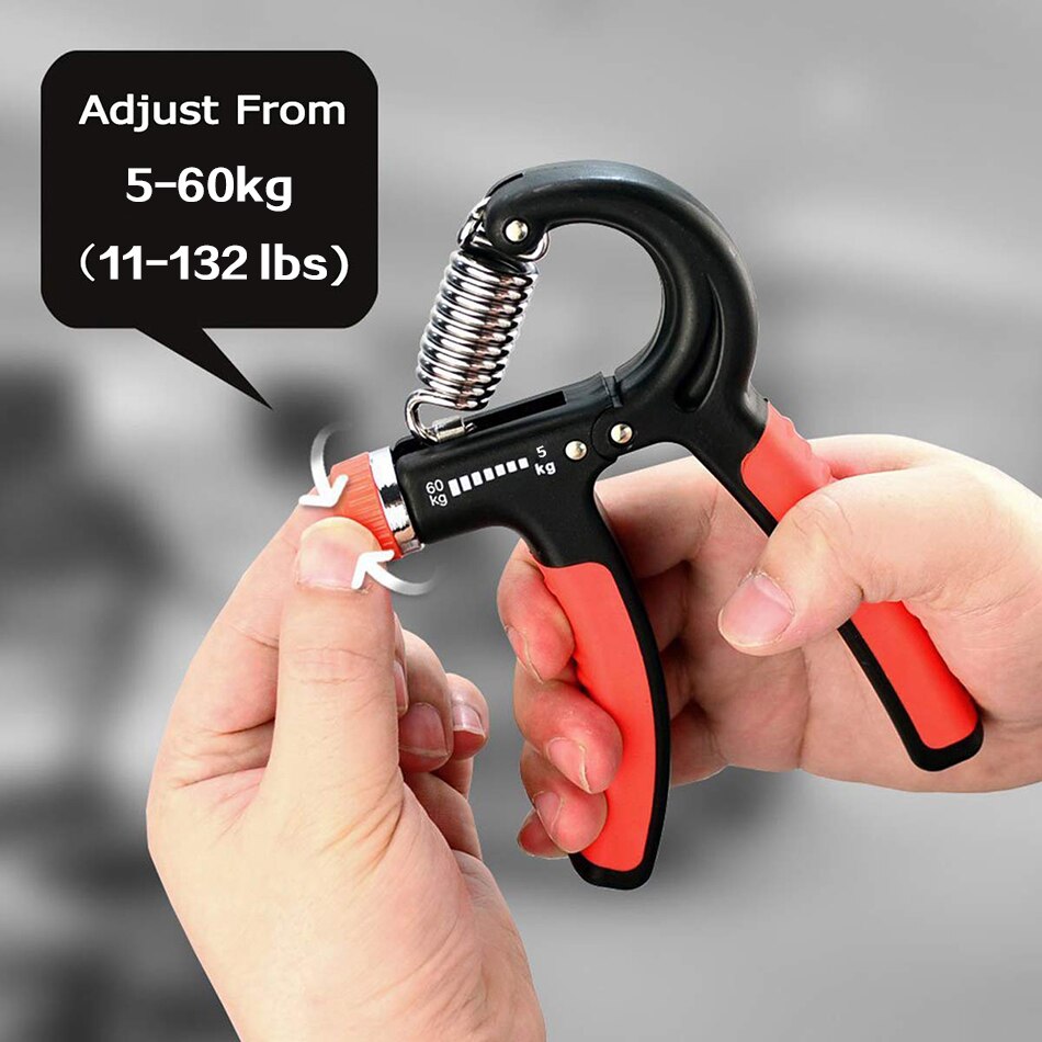 Gym Fitness Hand Grip Men Adjustable Finger Heavy Exerciser Finger Strength for Muscle Recovery Hand Gripper Trainer