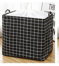 Fabric Folding Storage Basket Laundry Box Rectangle Tightable Organizer Clothes Underwear Toy Quilt Large: 8