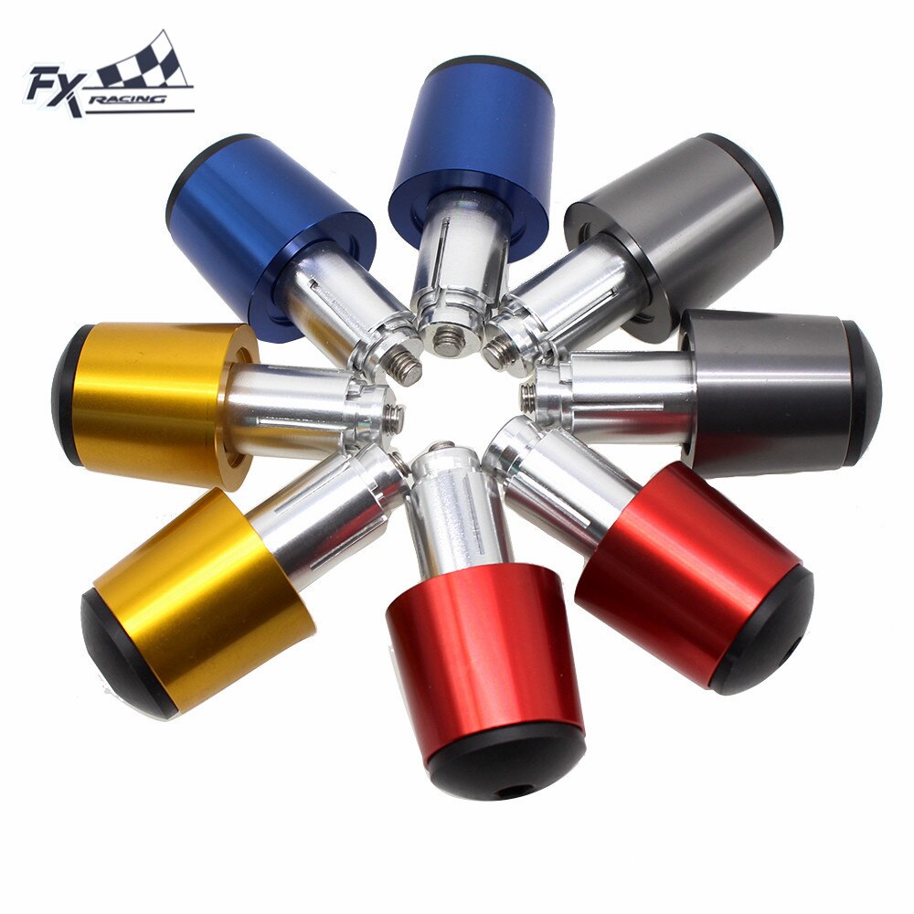 Empuñaduras de manillar de motocicleta de 7/8 pulgadas, extremos de barra, tapones, contrapeso de tapa para SUZUKI GS500F GS 500F SV650 SV650S SV 650 1999