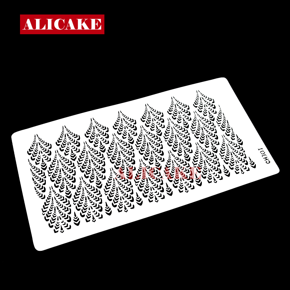 Geometric Rhombus Pattern Cake Stencil Template Plastic DIY Wedding Lace Cake Decorating Fondant Drawing Mold Cookies Stencils