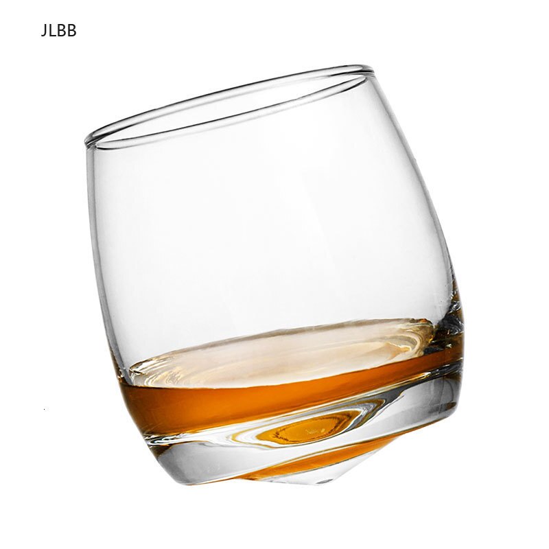 Ocean Revolving Scopperil Whiskey Tumbler Heteromorphic Cone Bottom Whipping Top Brandy Snifter Verre Spirits Whisky Rock Glass