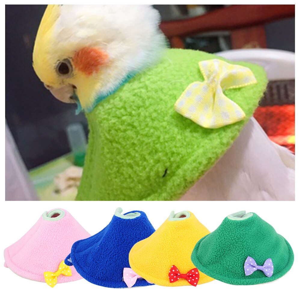 Parrot Collar Cloak Restoration Collar Anti-bite Pecking Elizabeth Protection Collar Bird Cloak Pet Warm Clothe Cute Comfortable
