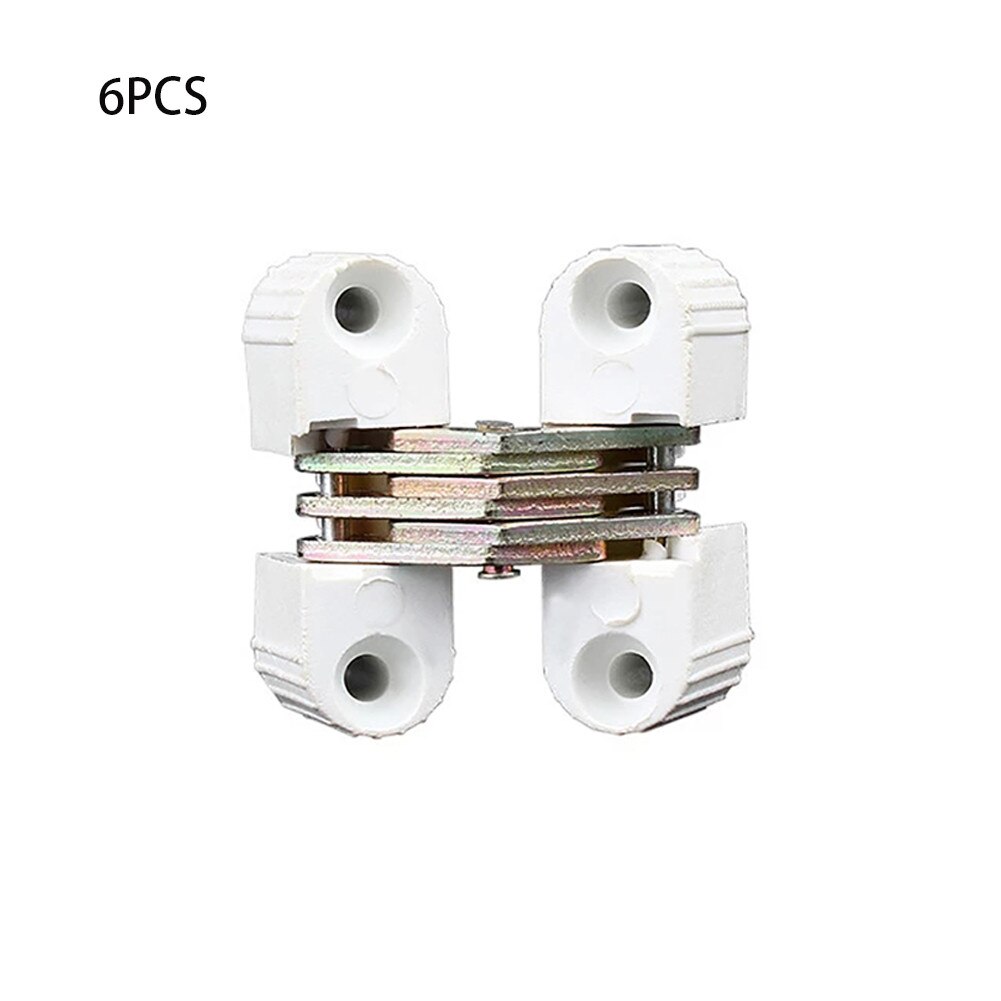 Bisagra Invisible para puerta plegable, herramientas de reparación de muebles, 6 * oculto