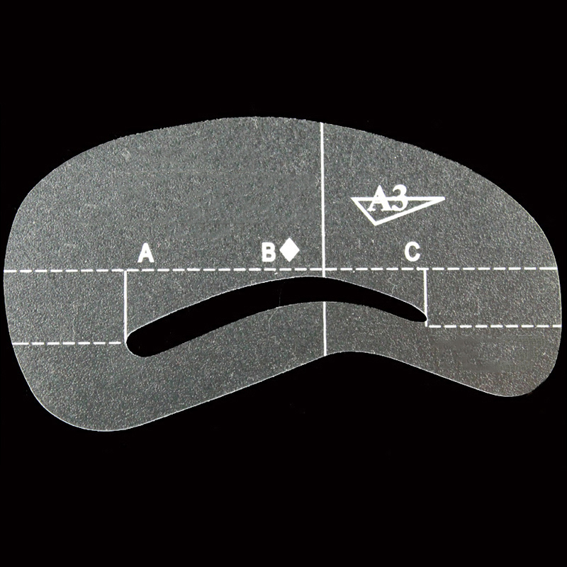 4 stücke Magie Augenbrauen Schablone machen-hoch Stile EINE Schablone Für sterben Augenbraue Zeichnung Vorlage Bilden Werkzeug bilden Für eyebrols Zubehör
