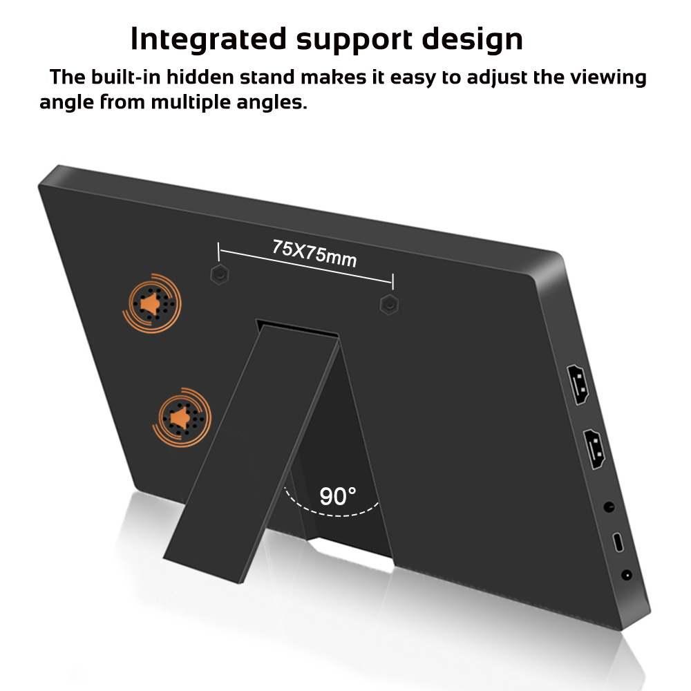 8 Inch Draagbare Monitor 800*480 Tft Touchscreen Lcd-Scherm Voor Raspberry Pi Windows Hdmi-Compatibel