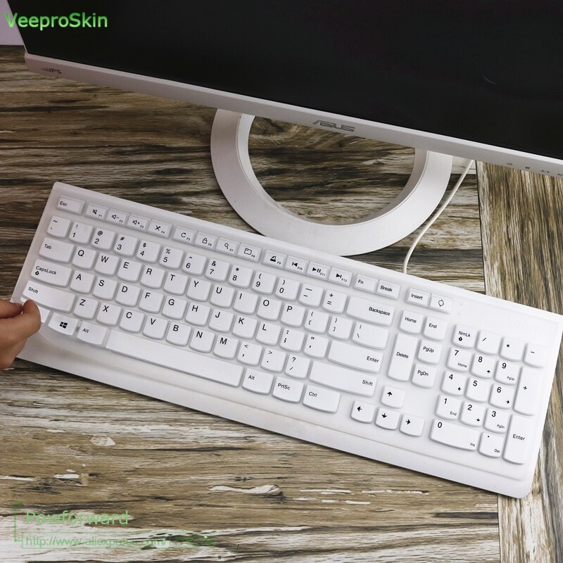 Dla Lenovo pulpit komputera w jednym PC S3150 S4250 S2010 S3040 S4150 S5130 klawiatura pokrywa protector: white