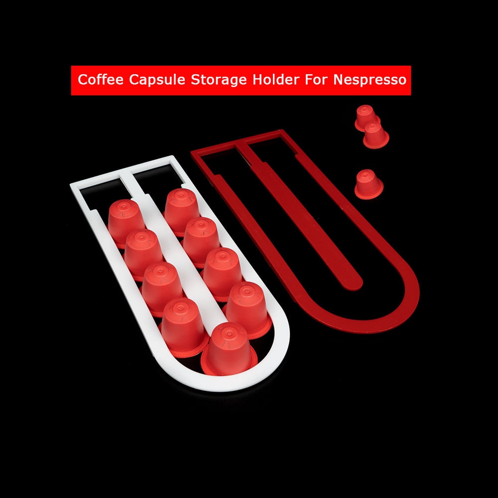 Soporte para cápsulas de café Nespresso , soporte de almacenamiento para cápsulas de café, soporte de organización para Nespresso para 10 tazas