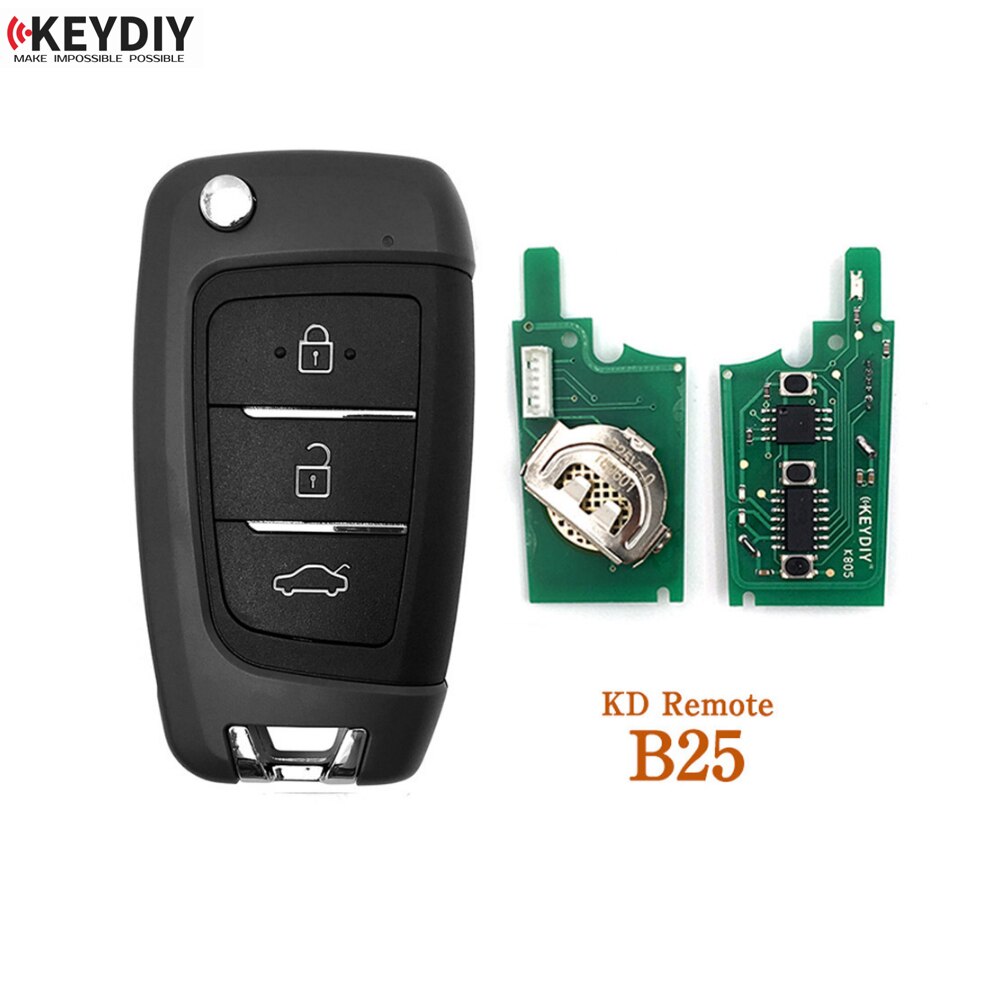 Keydiy B25 Afstandsbediening Sleutel B25 B Serie Autosleutel Afstandsbediening Voor KD900 KD-X2 URG200 Key Programmeur 5 Stks/partij
