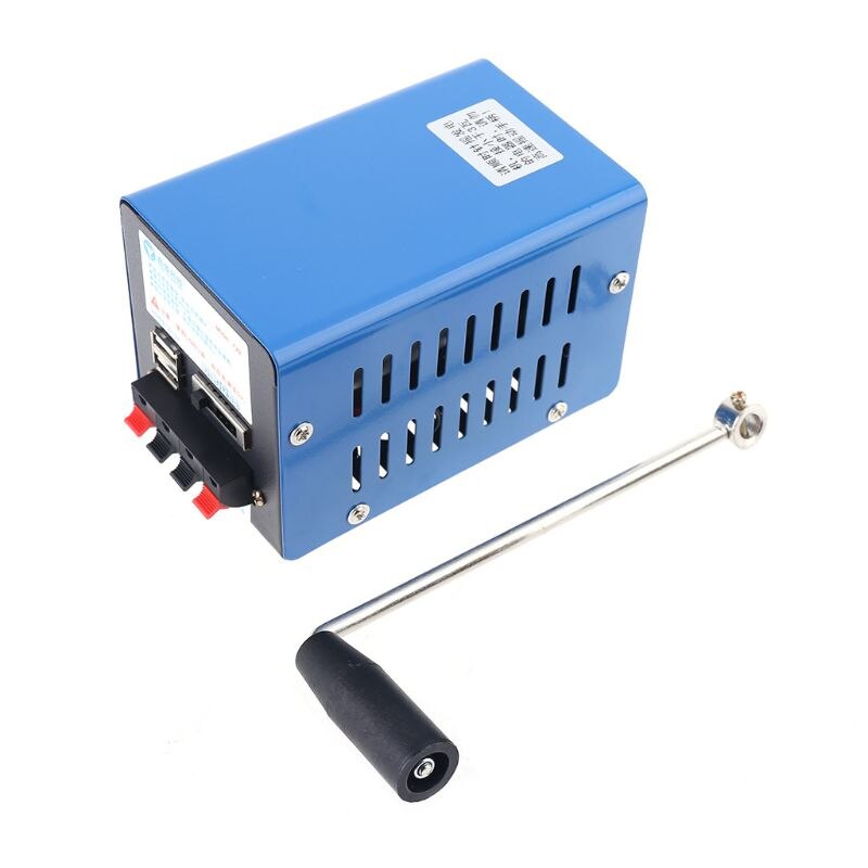 Draagbare Emergency Generator Omvormer Outdoor Multifunctionele Manual Crank Dynamo