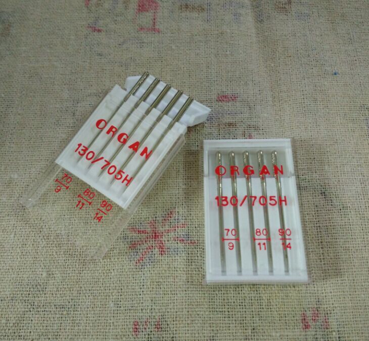 Sewing Needles Organ Needles 130/705H Top Machine Needles UNIVERSAL Needles For General Fabrics (1PACK =5PCS): 3size in one box