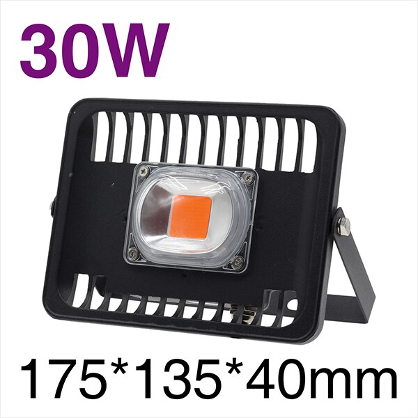 LED Grow Light Volledige Spectrum Schijnwerper 30W 50W 100W 110V220V COB Chip Voor Indoor Outdoor Hydroponice Plant zaailing Groei Lamp: 30W Floodlight / 220V