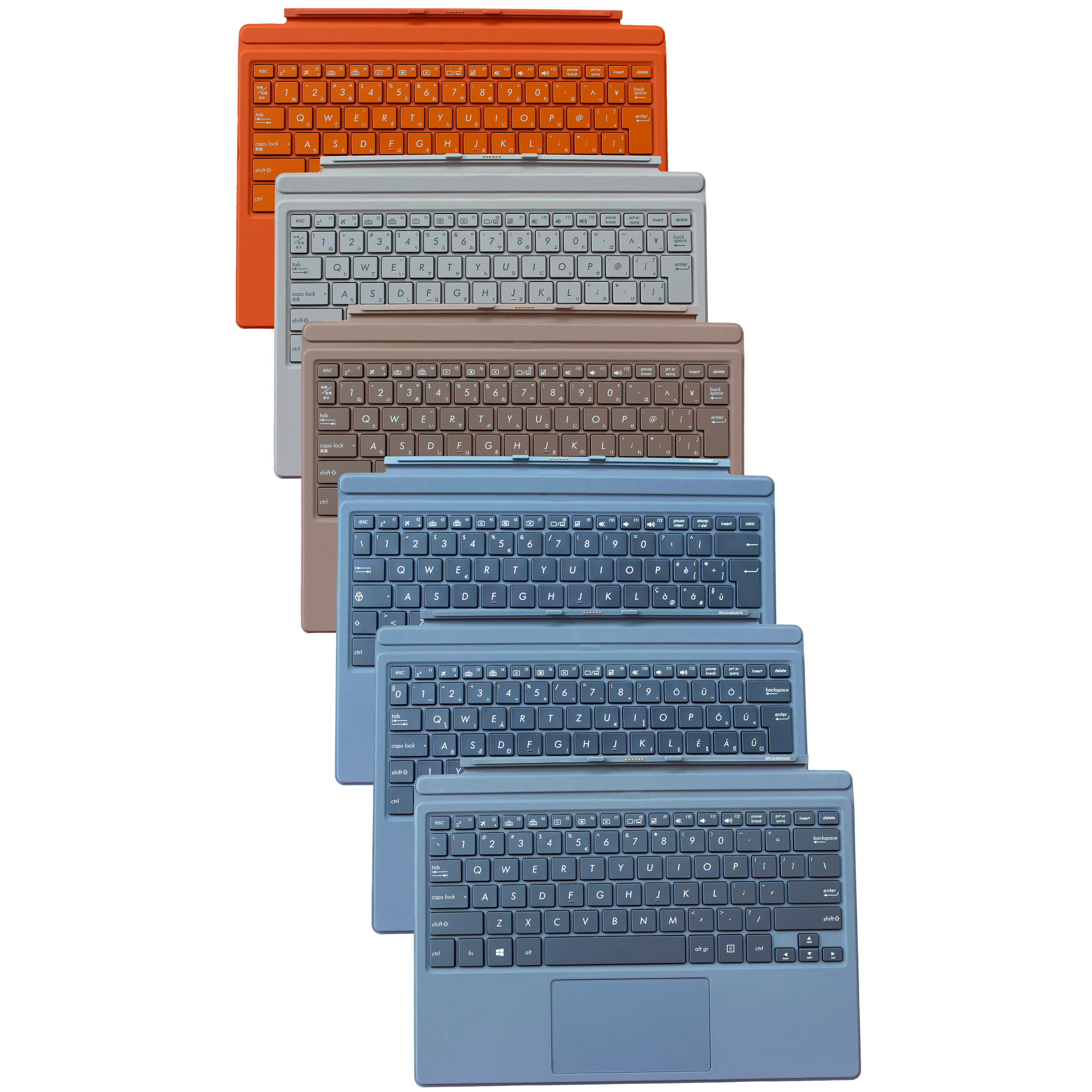 Teclado para tableta Asus 3Pro, T303U, T303UA, T303, T30A6200, i5-6200U, color negro, naranja, marrón y gris,