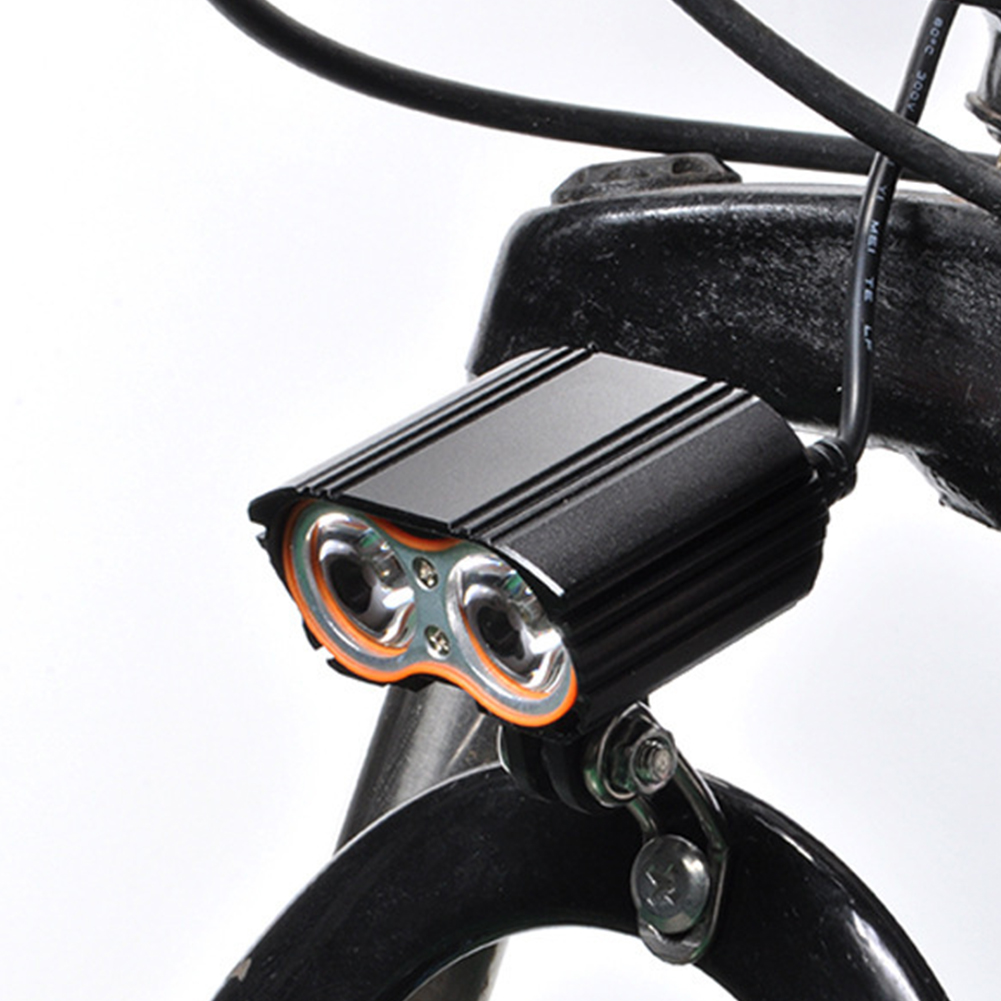 Mtb terrengsykkellykt 5v-48v vanntette aluminiumslegering scooter frontlykter lampe nattvarsel flomlys