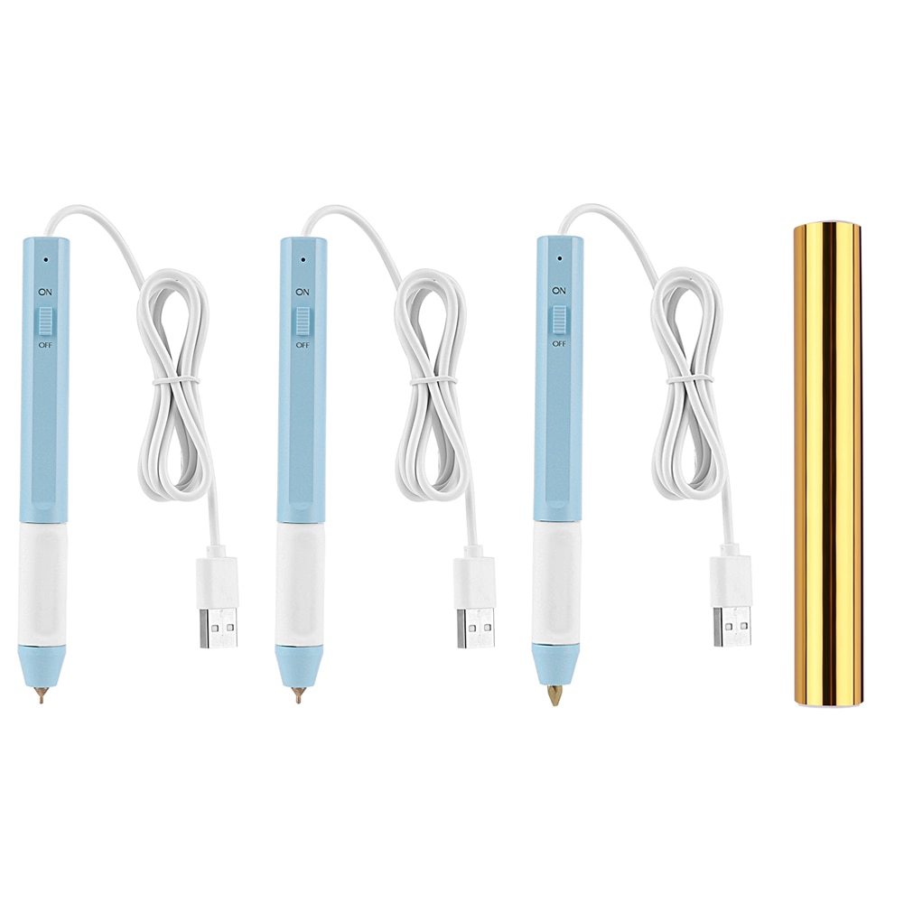 USB 0,8mm/1,5mm Heißer Stanzen Stift Heißer Folie Stift Wärme-beständig Griff Heizung für DIY Scrapbooking karten Handwerk Wärme Liefert