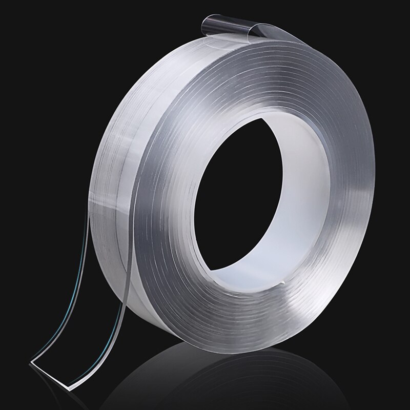 Gekkotape-Cinta adhesiva transparente de doble cara, Nano, fuerte, extraíble, lavable, Nano, mágica, gekkotape, 1M/3M: 3M