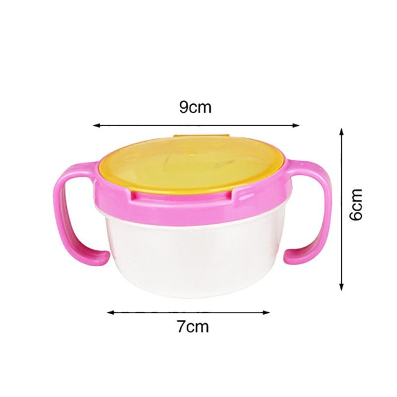 Spill Active Snack Cute Baby Toddler Snacker Bowl Cup Container Free Child Nursing Bowls