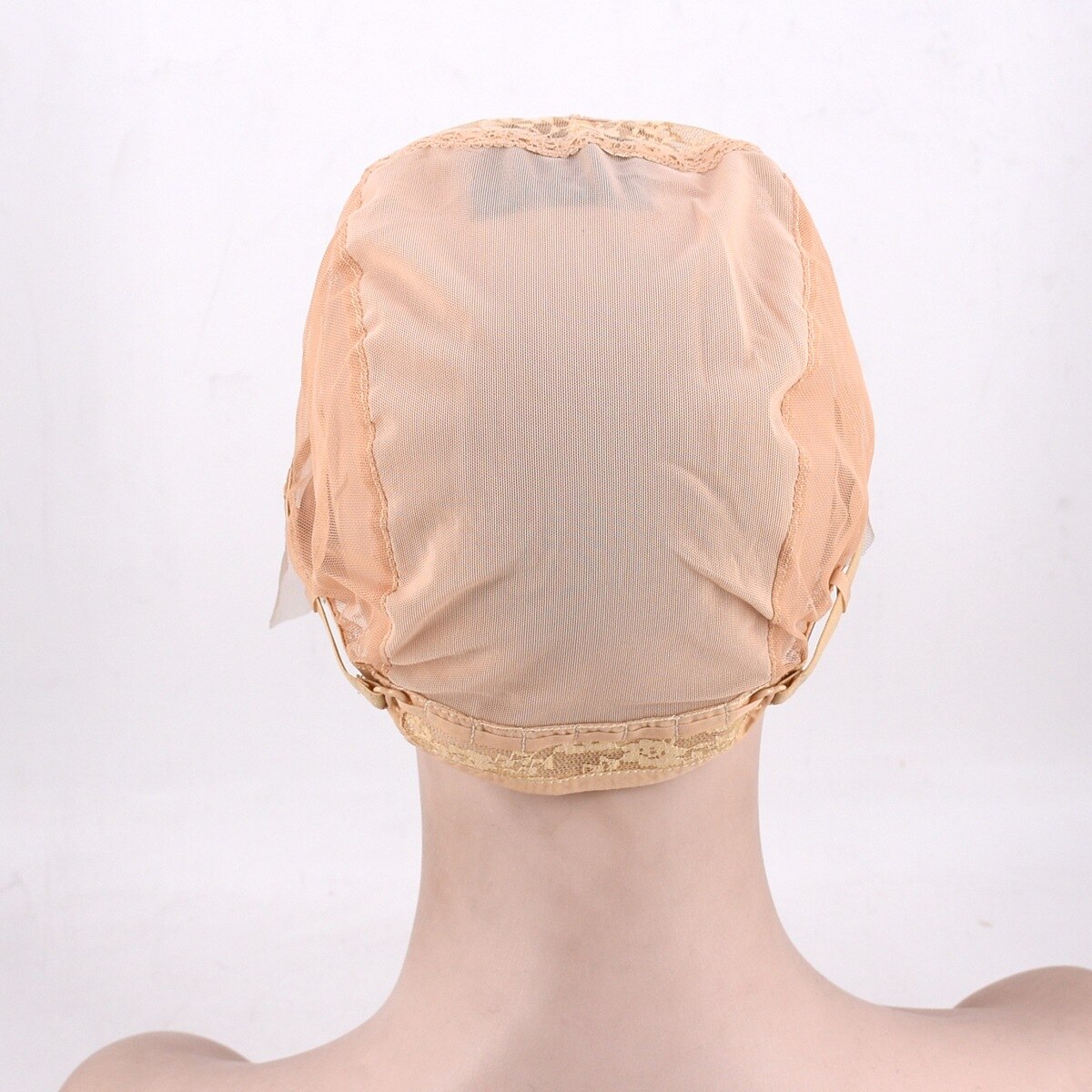 Adjustable Front Lace Mesh Cap For Wigs Semi-Mechanical Semi-Manual Front Lace Wig Mesh Cap